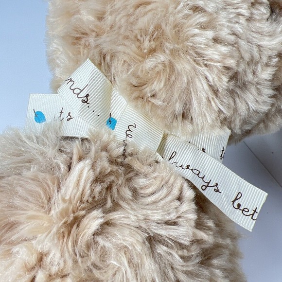 Classic Winnie the Pooh Bear Plush Toy Disney Stitch Feet Ribbon Sunny Day 12" - Picture 2 of 5